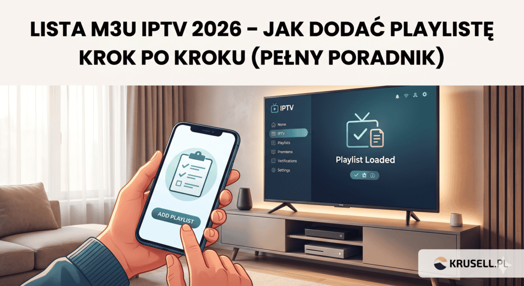 Lista M3U IPTV - jak dodać playlistę krok po kroku 2026 - Krusell.pl